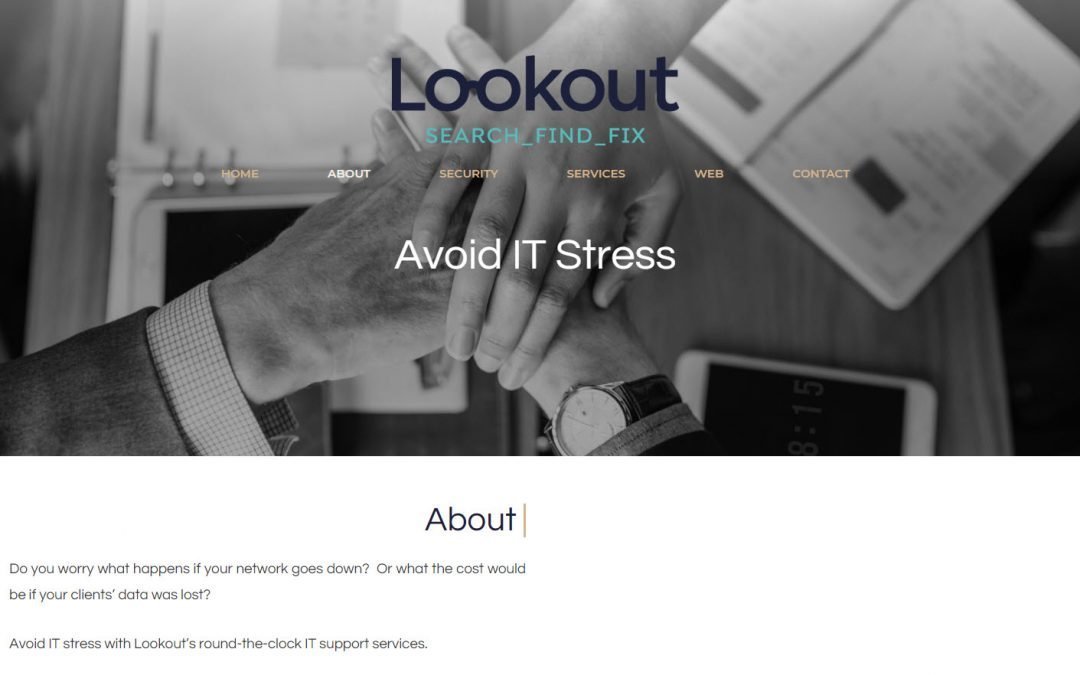 Website Copy: Lookout IT Managed Services Provider (MSP)