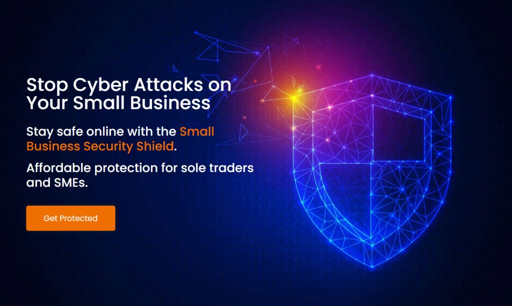 screenshot of always networks small business security shield